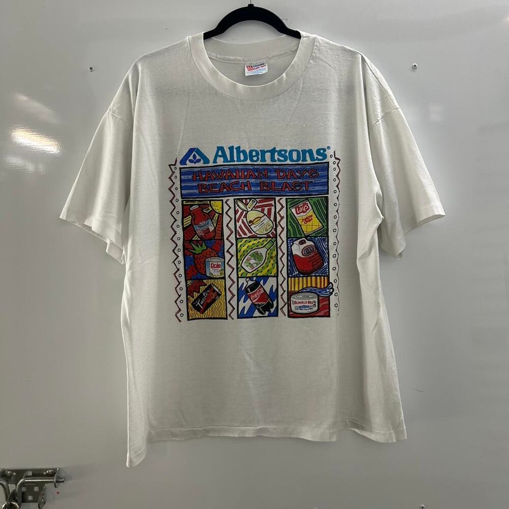 VTG 1990s Albertsons food promo graphic tee